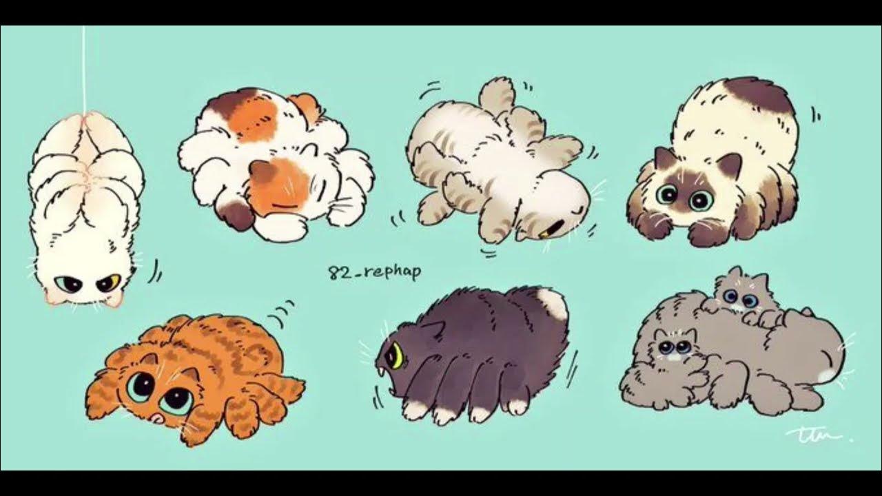 Кот паук арт