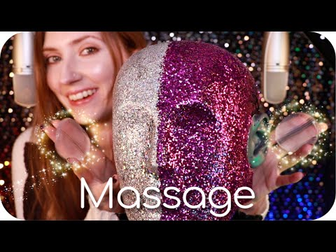 ASMR 4 x Tingles ✨ Lotion Ear Massage w/ Gel Pads, Ear Scrub, Head Scratching, Brushing, Whisper +