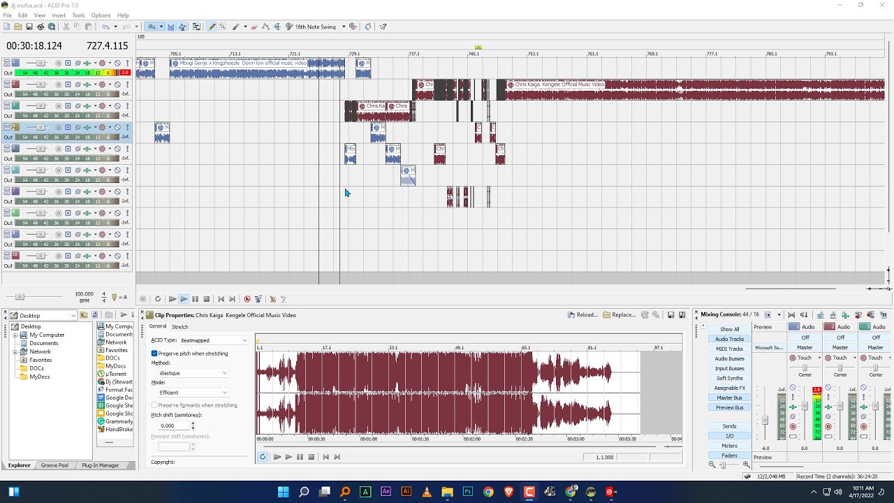 DJ STEWARTZ, CHRIS KAIGA KENGELE SONY ACID 7.0 SCRATCH