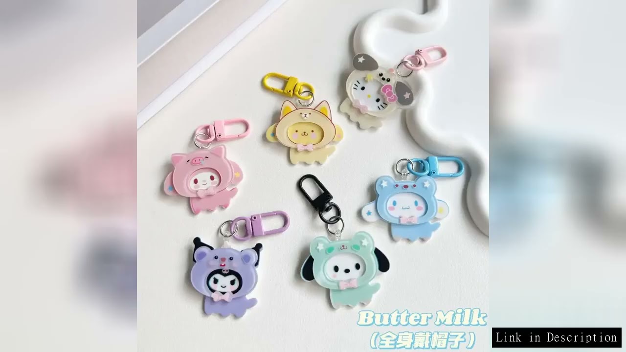 2025 Kawaii  Acrylic Keychain Anime Doll Keyring Cute Pendant Keychains Christmas Gift