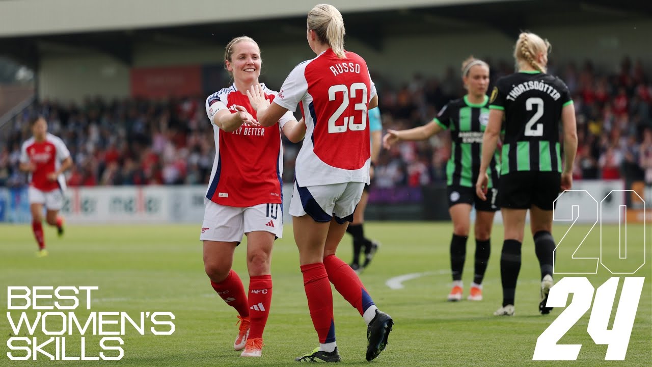 Awfc BEST ARSENAL WOMEN'S SKILLS OF 2024 | Russo, McCabe, Williamson and ...