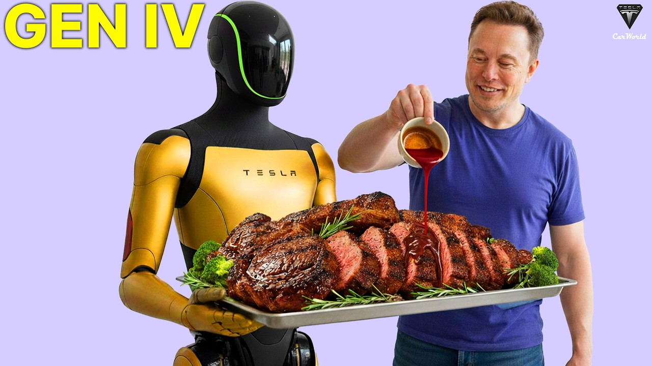 Tesla Bot Gen 4: Major Update with 3,500 New Cooking Tasks and Exciting Features! – Video