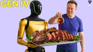 Tesla Bot Gen 4 Finally UPDATED 3500 NEW COOKING Tasks! Amazing Insides!