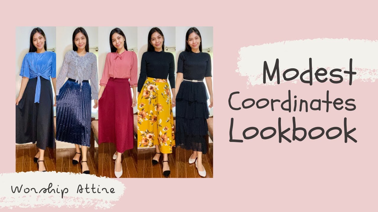 MODEST LOOKBOOK | Worship Coordinates Attire | Jenel Manio - YouTube