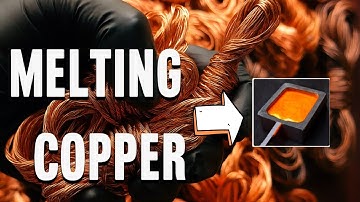 Melting Copper Powerlines & Cable - Nordic Gold Statues - ASMR Metal Melting 