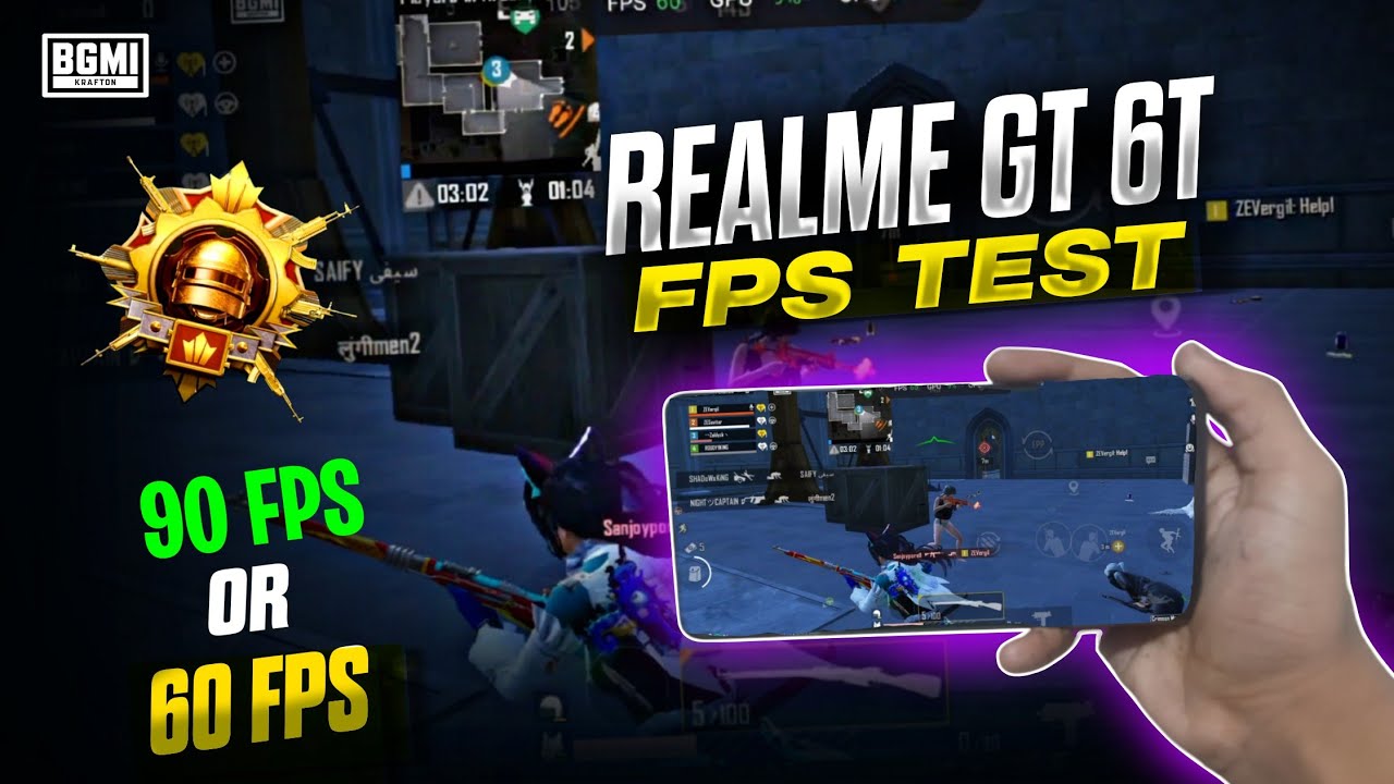 REALME GT 6T 60 FPS🔥AND 90 FPS CHECK 🔥IN CONQUEROR LOBBY 👊 - YouTube