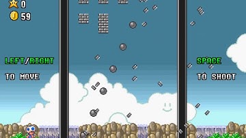 SMBX 1.4.4 Minigame "Shoot Brick" Playing Video