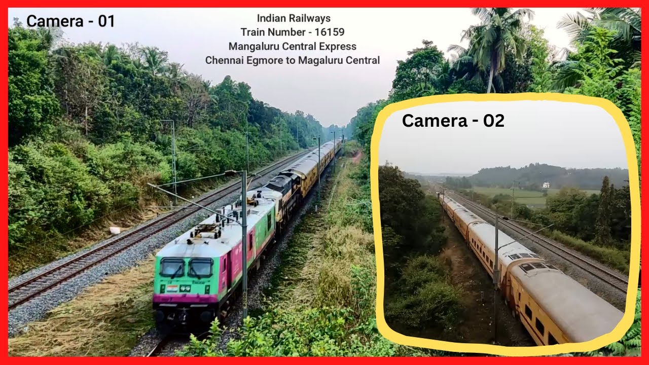 16159 Mangalore central Express / Chennai Egmore to Magaluru Central ...