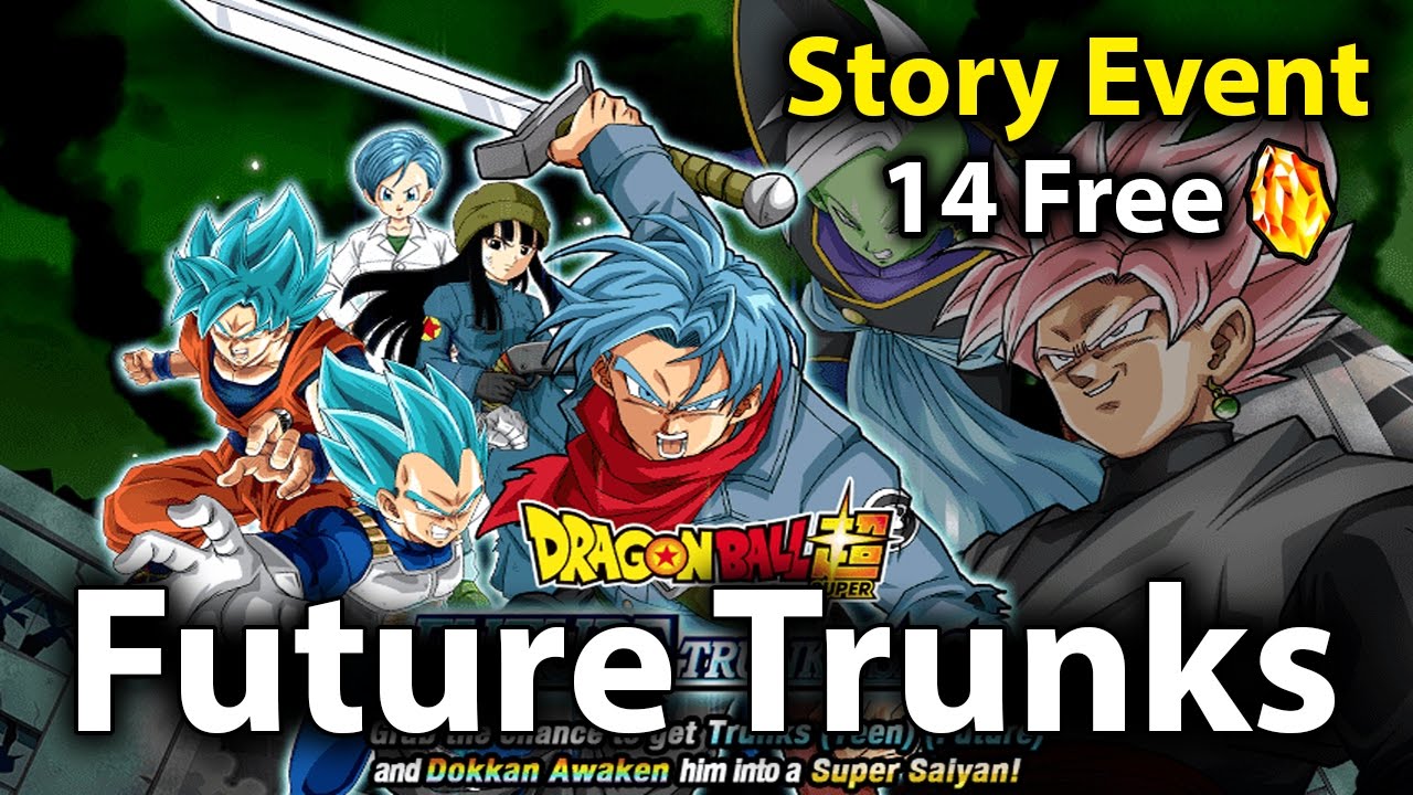 DBZ DOKKAN BATTLE Future Trunks STORY Saga / Spoko event YouTube