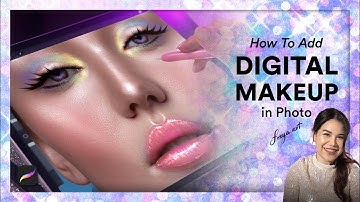 How to Add Digital Makeup in Photo: Procreate Makeup Tutorial 💄