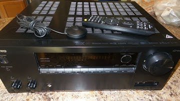 Onkyo TX NR686 7 2 Ch ~ WiFi ~ Hi Res 4K UHD Network AV Dolby Atmos Receiver w: Remote, set up micro