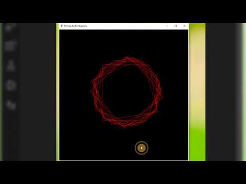How to make a Virus Design using Python | Tutorial on making virus design | python turtle graphics |