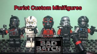 Purist Custom Bad Batch Lego Star Wars figures Showcase