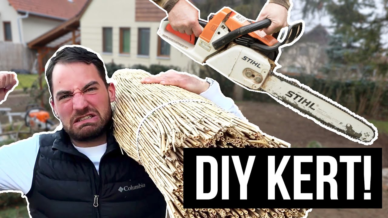 KERTFELÚJÍTÁS a köbön! (fák kivágása & füvesítés)- DIYÁbelKöltözés #3