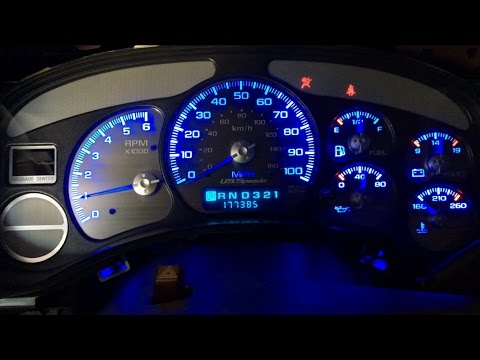 2001 chevy tahoe instrument cluster repair