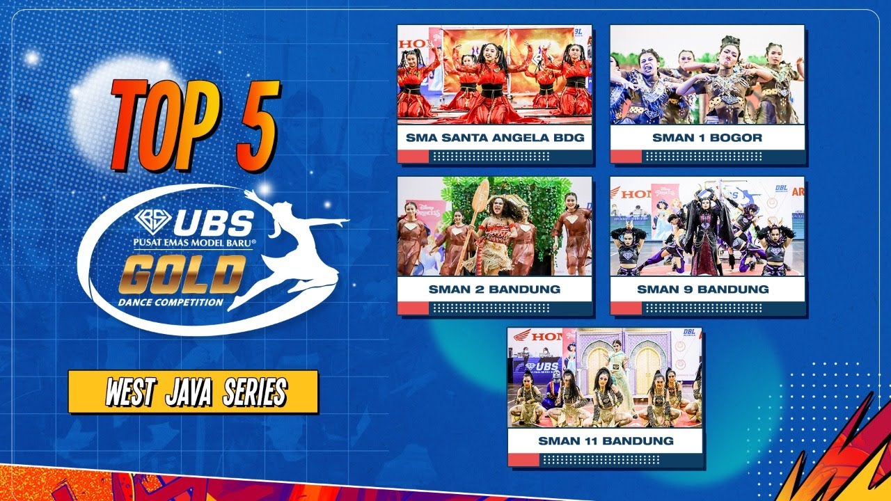 LIVE : BEST 5 UBS GOLD DANCE COMPETITION - WEST JAVA SERIES - YouTube