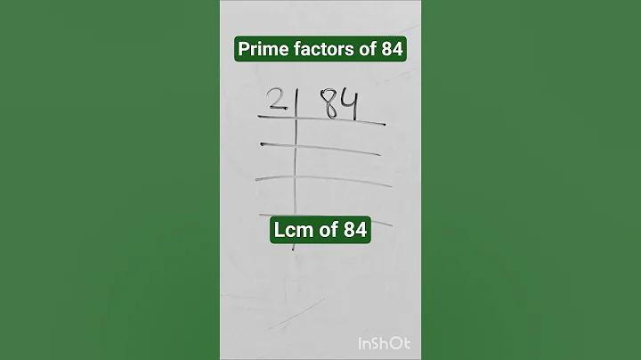 Prime factorization of 84 | lcm of 84 | 84 ka lcm#lcm #lcmbhagvidh #lcmtricks #primefactorisation