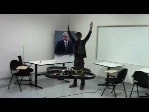 Quadcopter +Hand Gestures:pykinect(RGB.CUSAT@startupvillage)