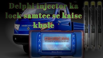 Delphi injector ka lock kaise khole