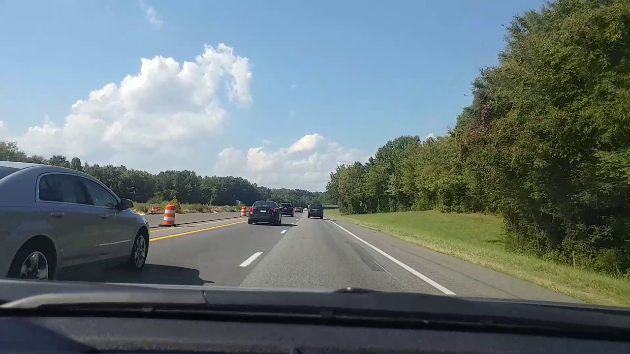 Driving by I77 from Huntersville to Cornelius NC September 2017 YouTube