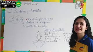 5to GRADO / NORMATIVA / LA POESÍA Y LOS ACRÓSTICOS