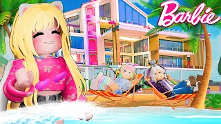 Пляжный Дом В Тайкуне Барби!  Roblox Barbie Dreamhouse Tycoon