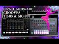 TR-8S & MC-707 TECHNO JAM | RAW HARDWARE GROOVES
