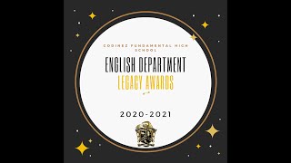 Godinez Legacy Awards 2020-2021: English Department