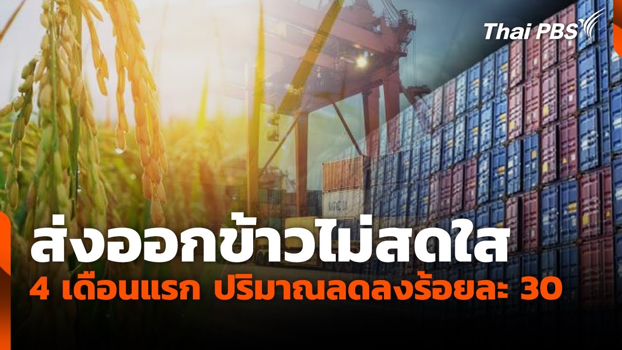ส่งออกข้าวไม่สดใส 4 เดือนแรกปริมาณลดลงร้อยละ 30 | วันใหม่ไทยพีบีเอส | 27 พ.ค. 68