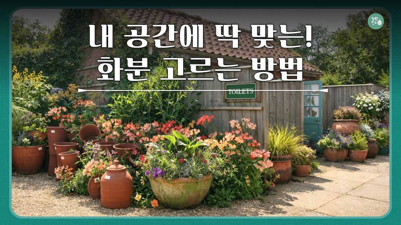 화분만 잘 써도 정원이 달라집니다! 우리집에 잘 맞는 화분 고르기 | 정원탐구🔍