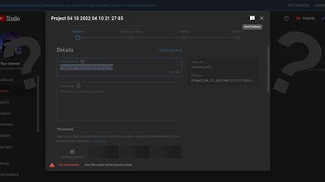 what do i do when youtube says the file is unreadable or cant be seen