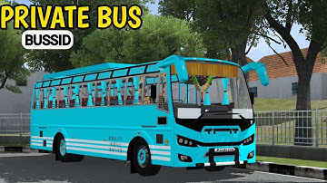 New PRIVATE BUS For Bus Simulator Indonesia | Free Mod | New Bus Mod For Bussid | #bussidmods​