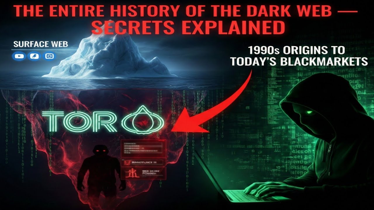 Webbed Secrets The Entire History of the Dark Web — Secrets Explained - YouTube