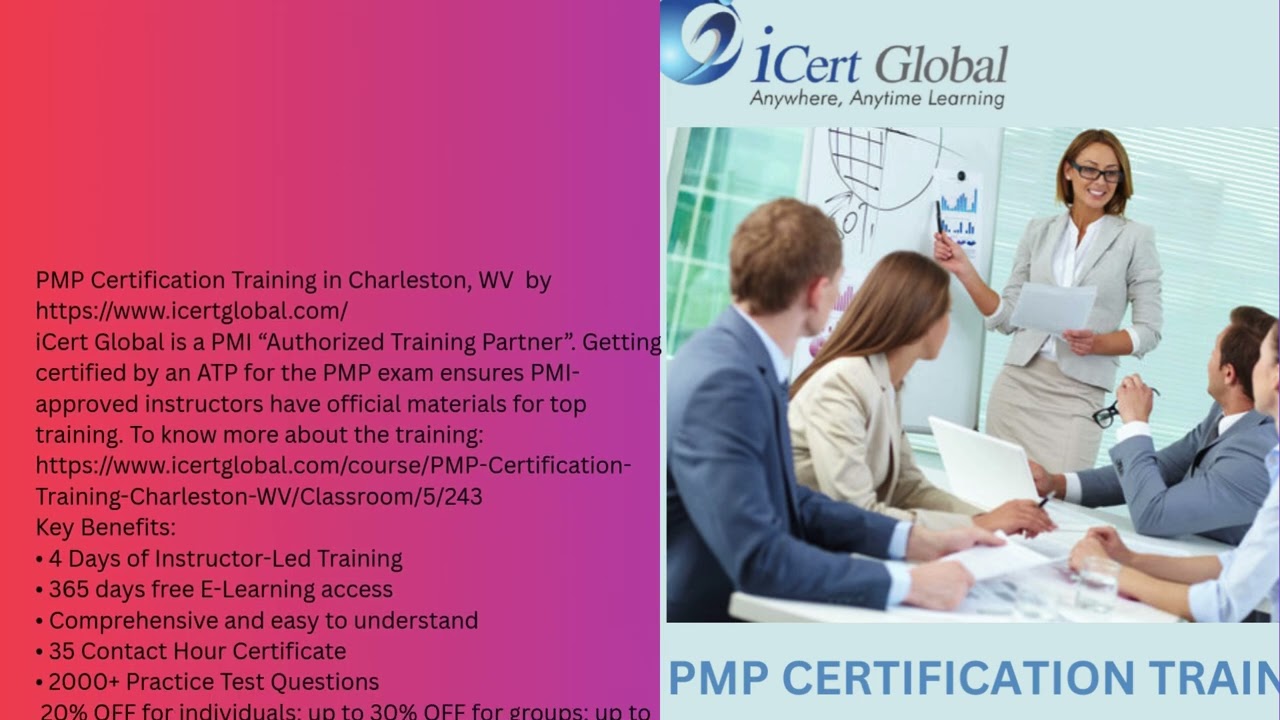 PMP Certification Training in Charleston, WV