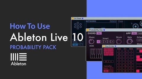 How To Use Ableton Live Probability Pack with Bluffmunkey - Dr Chaos