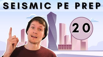 PE Seismic Example Problem - 20 #structuralengineering #civilengineering #engineering