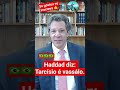 HADDAD DIZ: TARCÍSIO É VASSÁLO DE TRUMP!