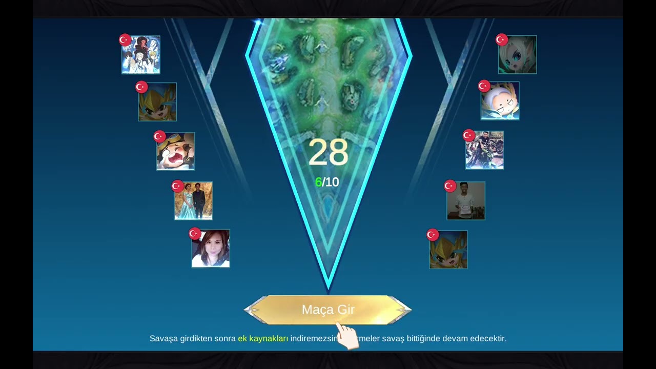 Mobile leğende e başladım