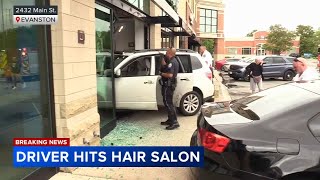 Car crashes into north suburban hair salon