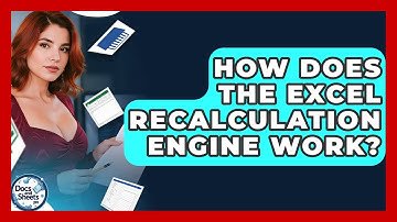 How Does The Excel Recalculation Engine Work? - Docs and Sheets Pro