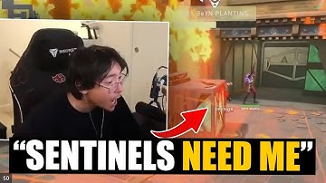 TenZ Watching Sentinels Getting Destroyed by DRX