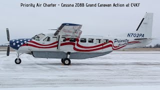 Priority Air Charter Cessna 208B [N702PA] Landing in Kitchener-Waterloo (CYKF)