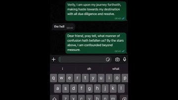 Bro has medieval autocorrect 💀