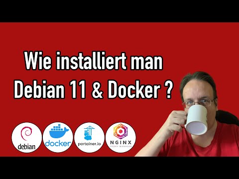 Wie installiert man einen Server mit Debian und Docker?