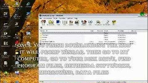 How to add Mods to Morrowind PC