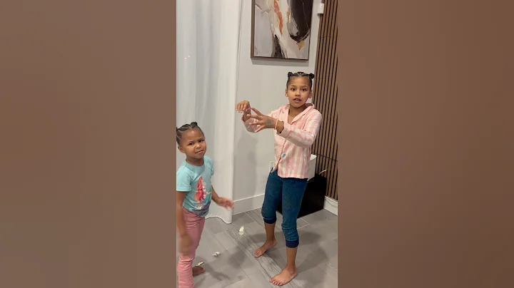 Dad catches daughter ripping up little sisters money #shorts