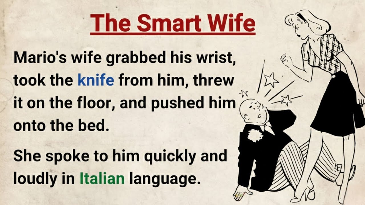 Learn English through Stories Level 3 ⭐ The Smart Wife | Improve Your English | English Audio Story