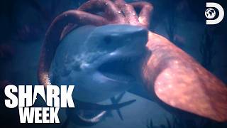 Jaws vs. Sea Monsters 🦈🦑 Shark Week | Discovery