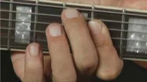 1st Inversion of Db Minor Guitar Chord Guitar on the Middle Bottom Strings