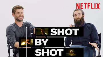Does Chris Hemsworth do his own stunts in Extraction?